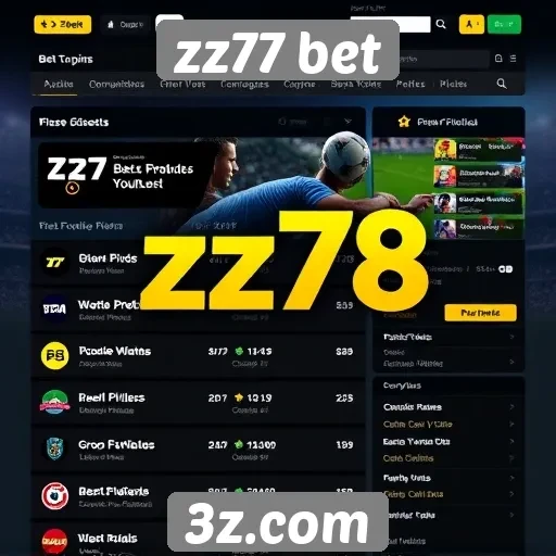 Análise de funcionalidades do site zz77 bet